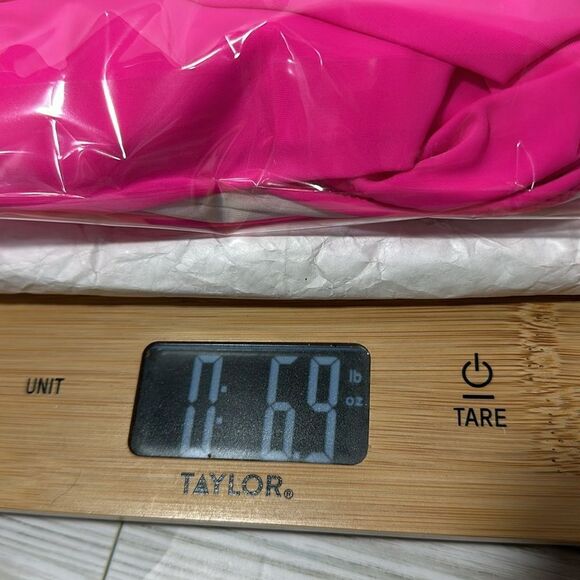 NWT‎ VICTORIA’S SECRET PINK ONE PIECE OPEN BACK NEON PINK HIGH NECK SWIMSUIT L - Picture 5 of 6